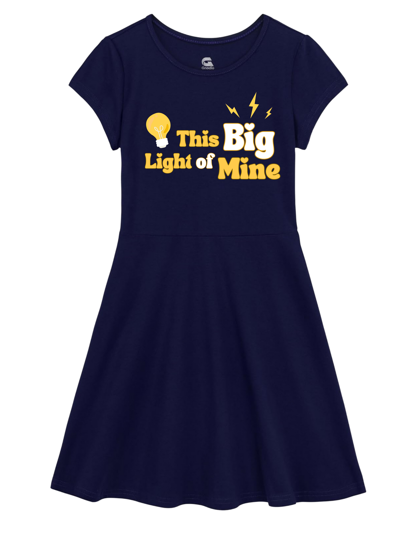 This Big Light of Mine - 100% Cotton Girls Dress