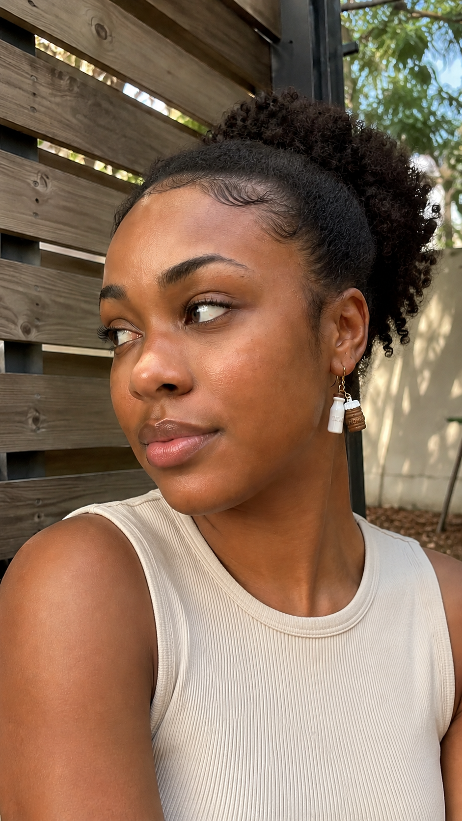 Milk and Honey Earrings - Bible Jewelry
