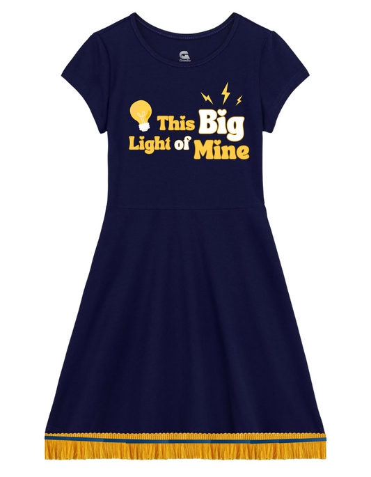 This Big Light of Mine - 100% Cotton Girls Dress