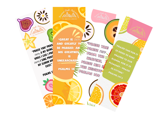 Fresh Praise Bookmarks - Fruit Theme