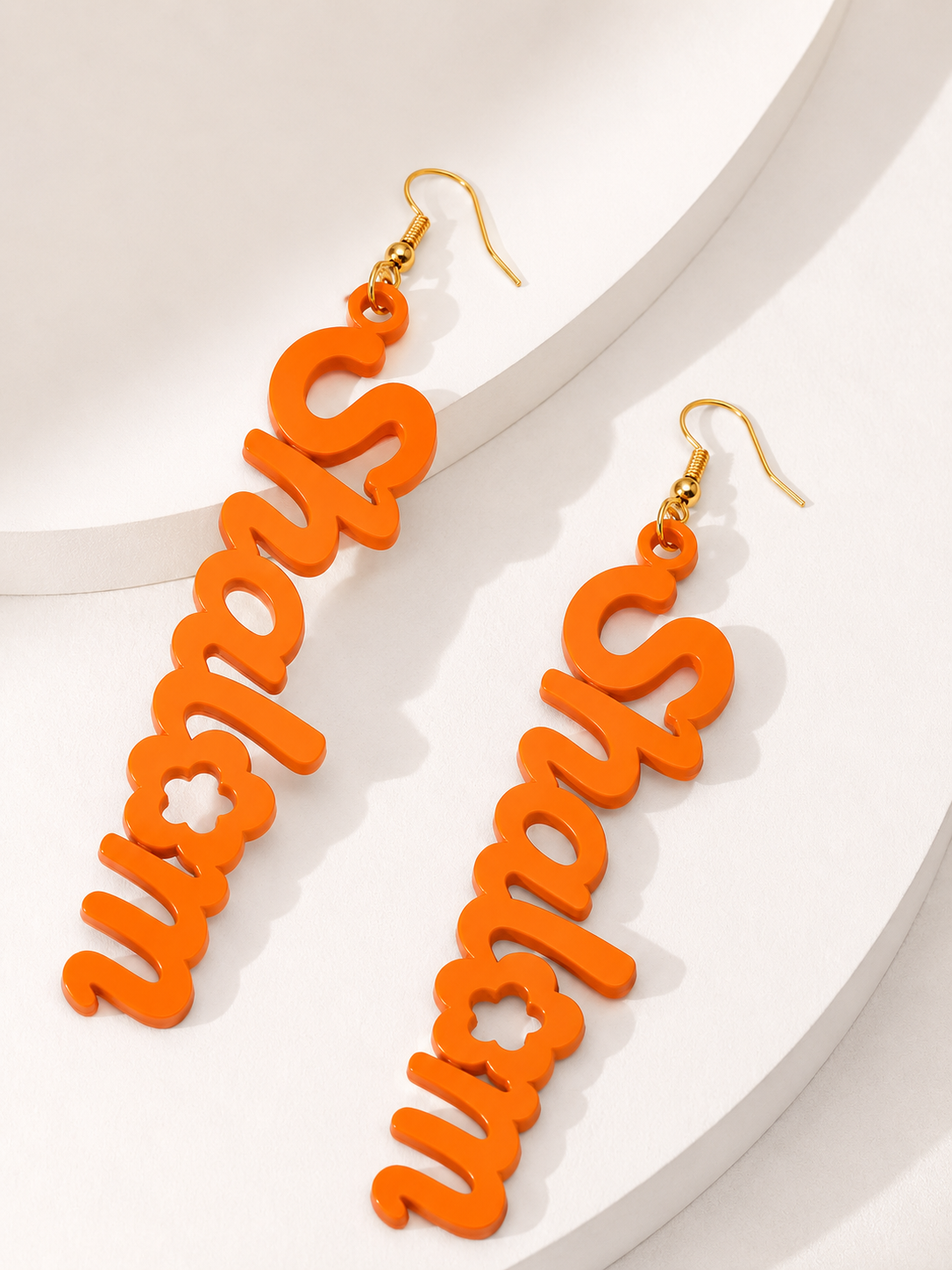 Shalom Earrings - Torah Jewelry