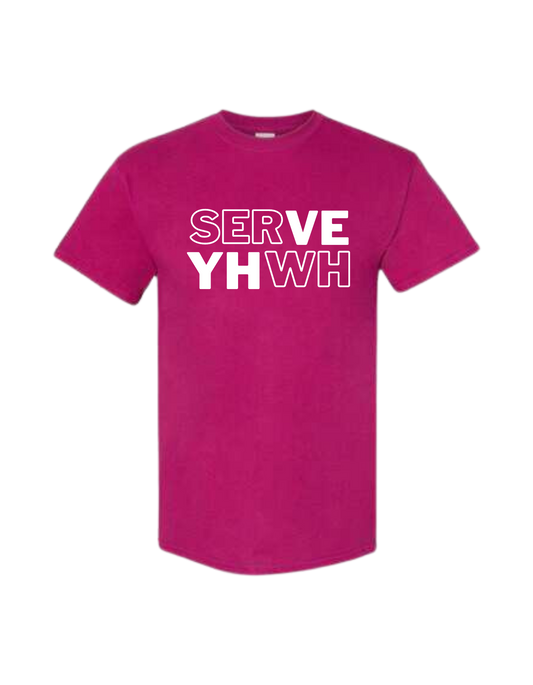 Serve YHWH - 100% Cotton Adult Shirt
