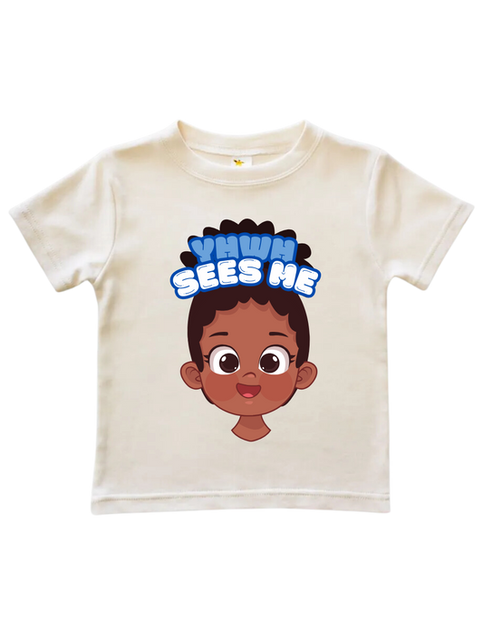 YHWH Sees Me - 100% Cotton YAHUAH Kids Shirt