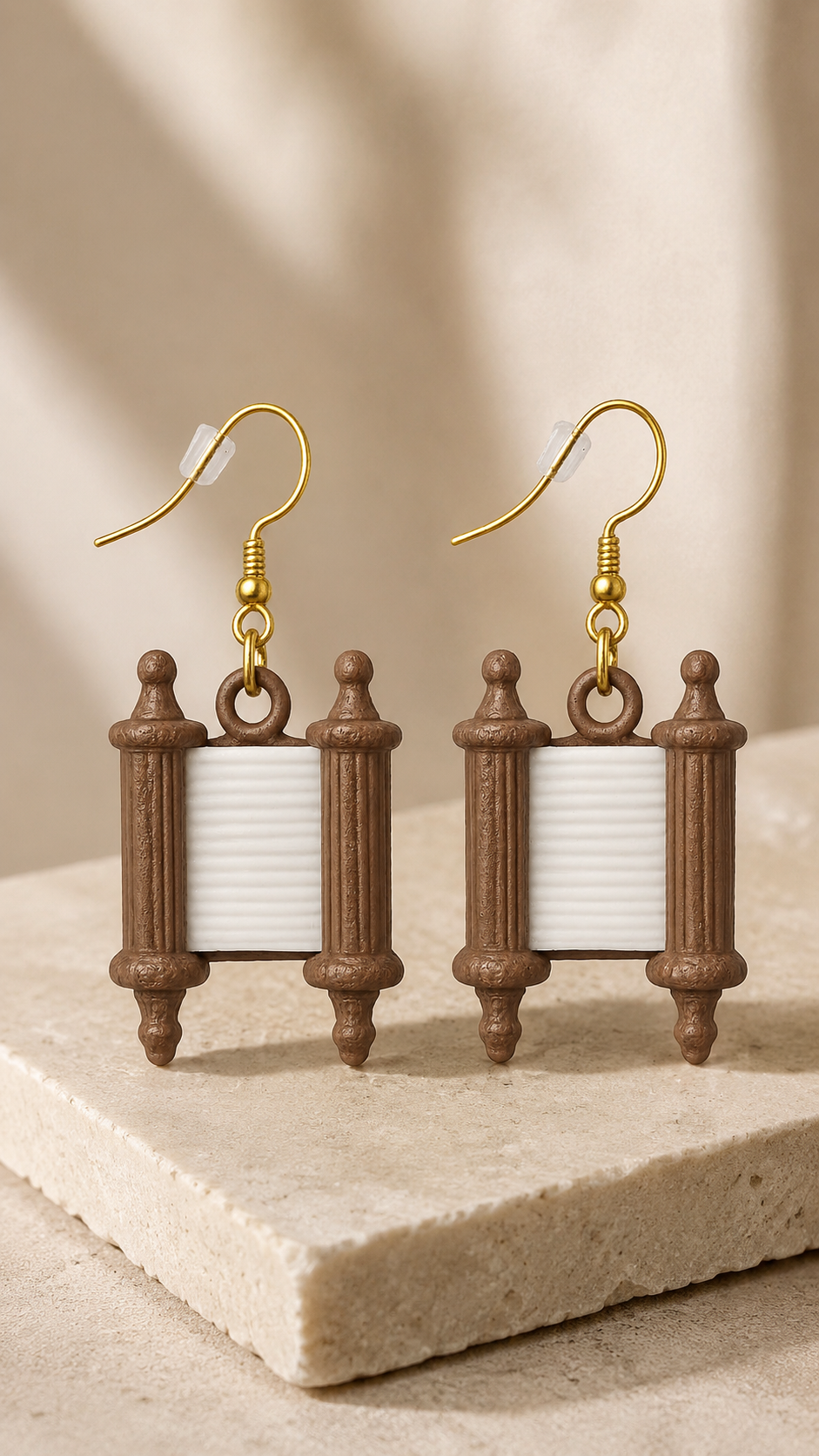Torah Scroll Earrings - Faith Based Jewelry