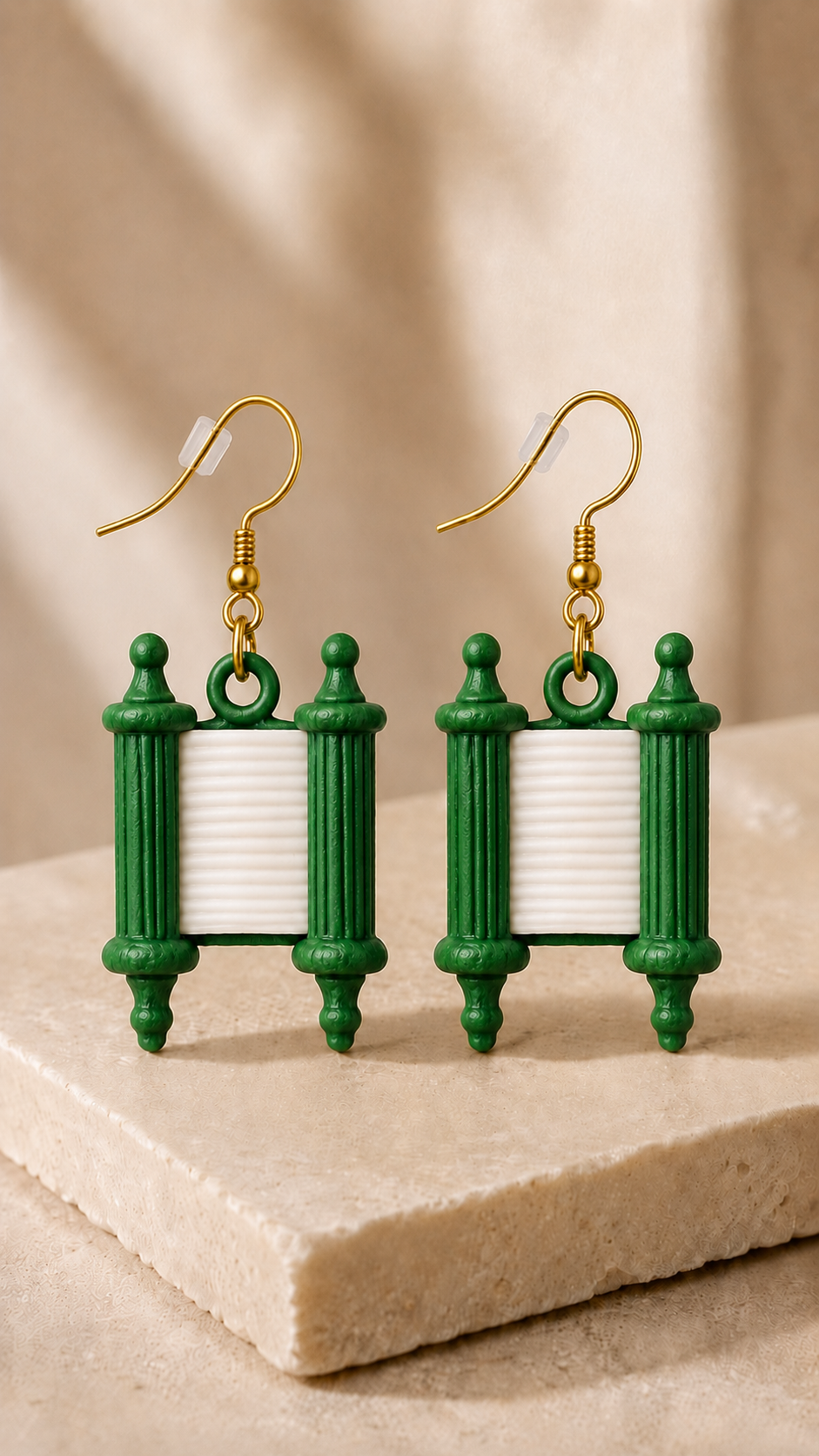 Torah Scroll Earrings - Faith Based Jewelry