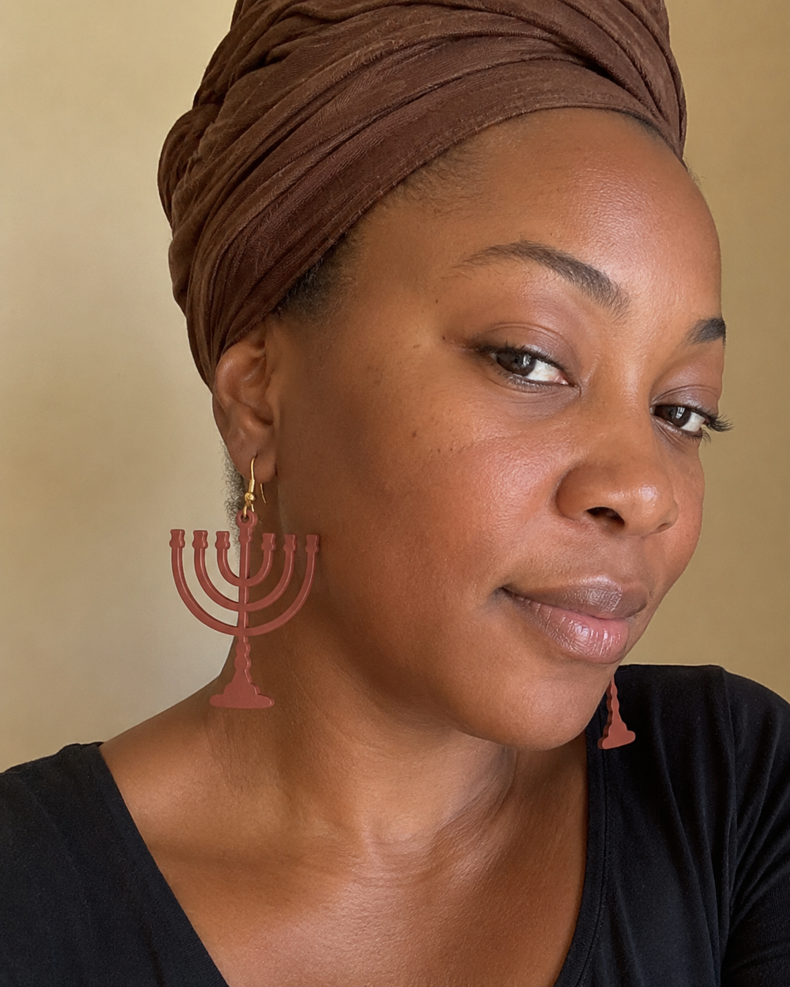 Menorah Earrings - Torah Jewelry | Hooks or Clip Ons
