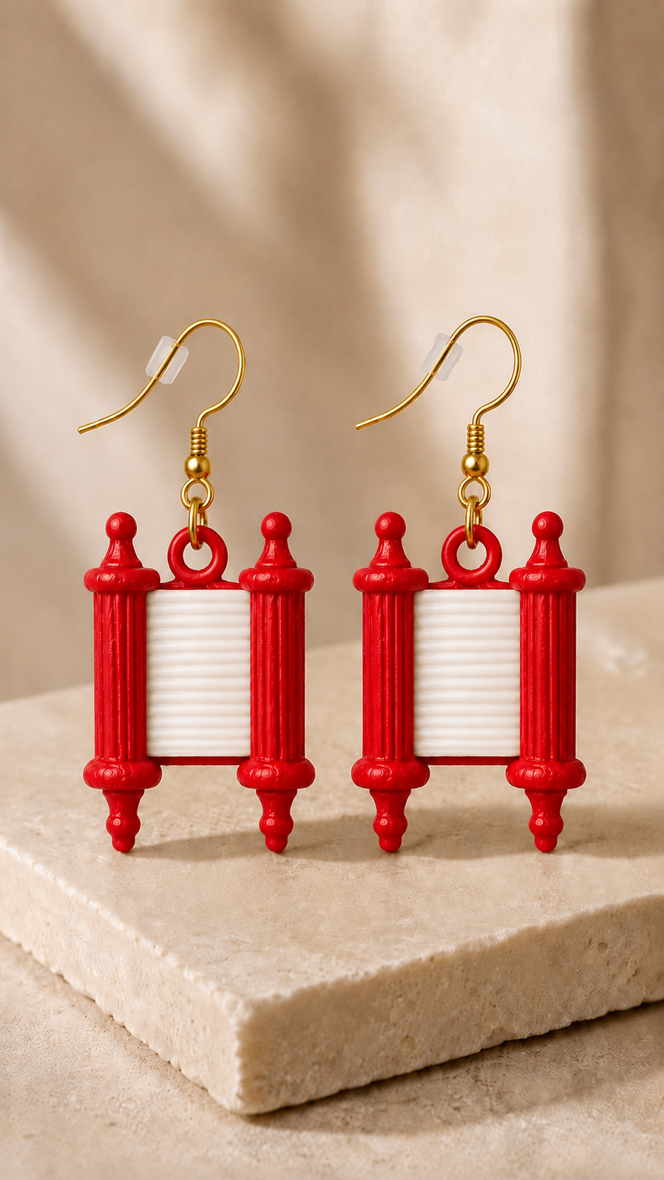Torah Scroll Earrings - Faith Based Jewelry