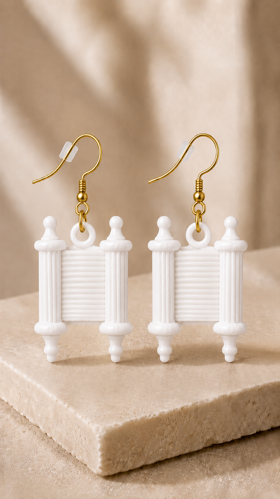 Torah Scroll Earrings - Faith Based Jewelry